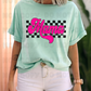 3783 Pink Checkered Mama DREAM TRANSFER* DTF