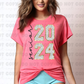 3829 Glitter Patch Senior 2024 Stacked DREAM TRANSFER* DTF