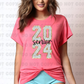 3825 Glitter Patch 2024 Senior Stacked DREAM TRANSFER* DTF