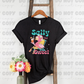 3928 Salty but Sweet Flamingo Sitting DREAM TRANSFER* DTF
