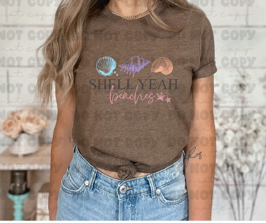 3924 Shell Yeah Beaches DREAM TRANSFER* DTF