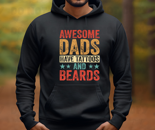 3989 Awesome Dads have Tattoos *DREAM TRANSFER* DTF