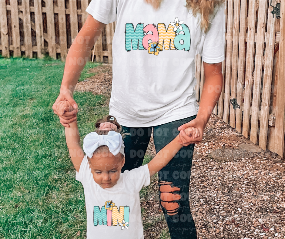 4063  Mama OR Mini CHOOSE YOUR DESIGN- *DREAM TRANSFER* DTF
