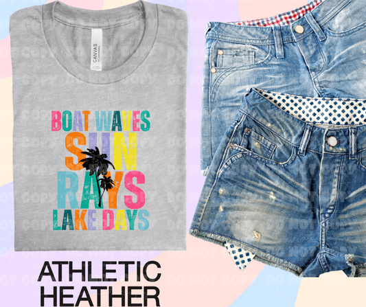 4041 Boat Waves Color *DREAM TRANSFER* DTF