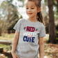 4122 Red White and Cute Stars *DREAM TRANSFER* DTF