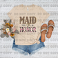 4165 Maid of honor Leopard and Plaid *DREAM TRANSFER* DTF