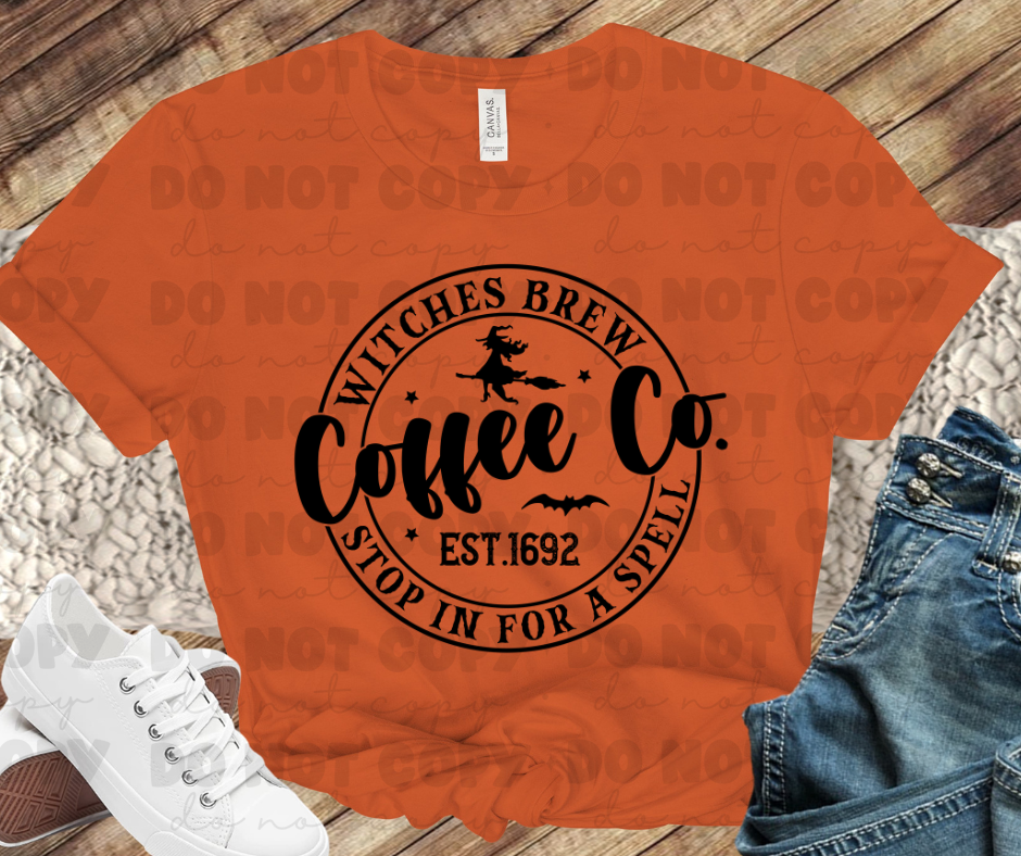 4204 Witches brew coffee co. est.1692 *DREAM TRANSFER* DTF