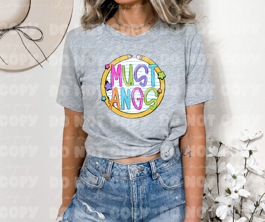 4544 Mustangs pencil and paper *DREAM TRANSFER*