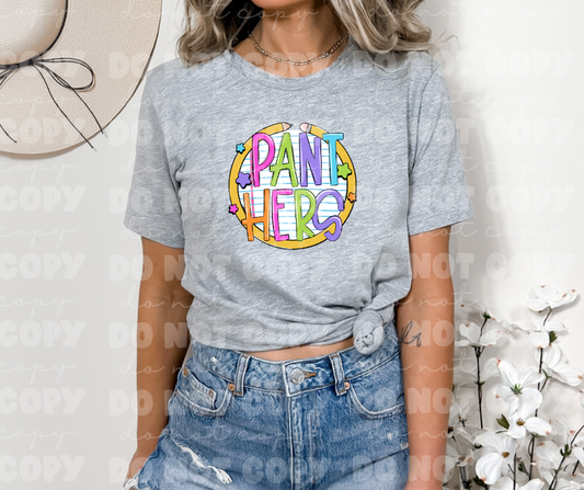 4548 Panthers Pencil and Paper *DREAM TRANSFER*