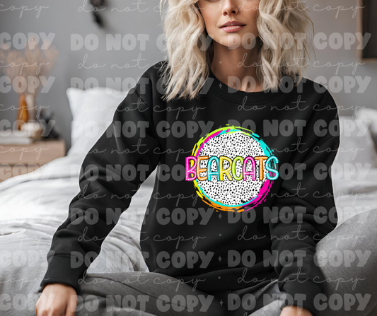 4528 Bearcats circle dot mascot *DREAM TRANSFER*