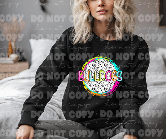 4530 Bulldogs circle dot mascot *DREAM TRANSFER*