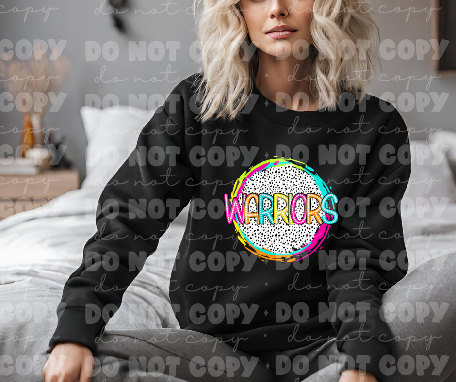 4536 Warriors circle dot mascot *DREAM TRANSFER*