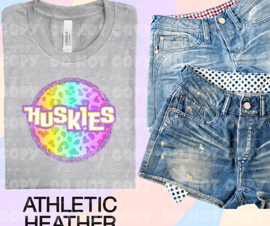 4574 Huskies Colorful Leopard *DREAM TRANSFER*