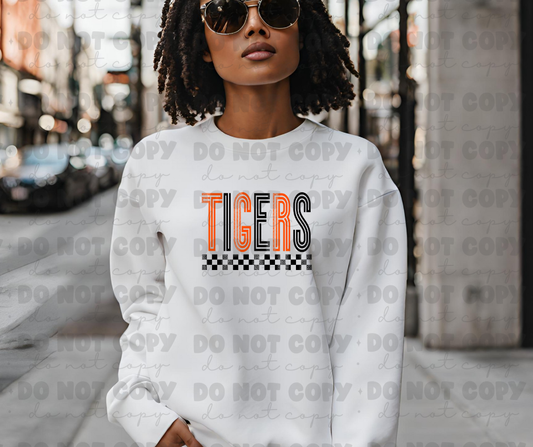 4609 Tigers checkered *DREAM TRANSFER* DTF