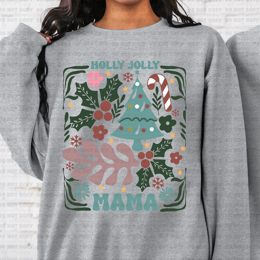 4751  Holly Jolly mama *DREAM TRANSFER* DTF