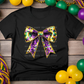 5028 - Coquette bow Mardi Gras *DTF