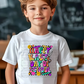 5664 - Happy last day of school with pink and purple *DTF