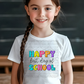 5672 - Happy Last day of school with hearts *DTF