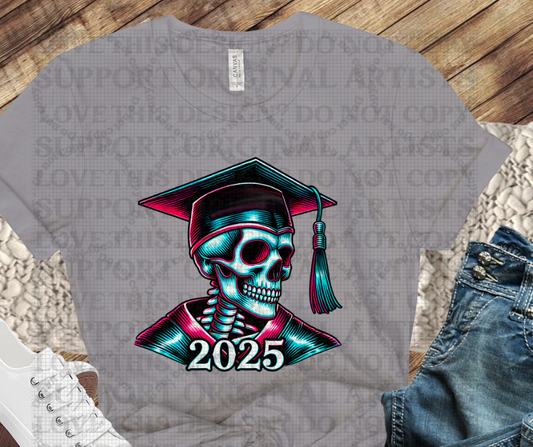 5674 - Skeleton with cap 2025  *DTF