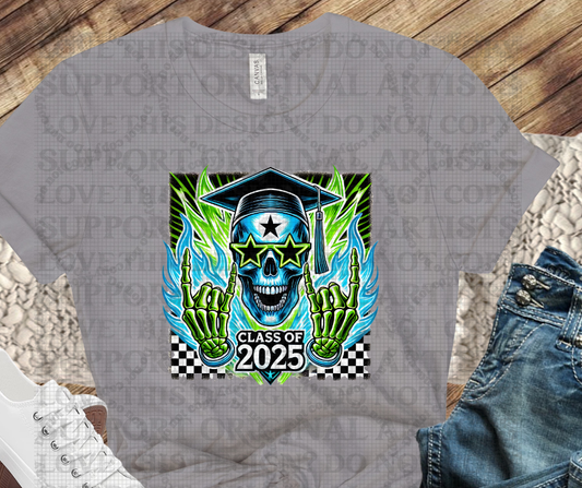 5677 - Class of 2025 Skeleton green *DTF