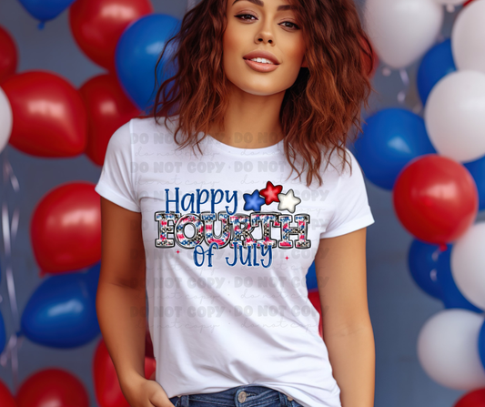 5939 - Happy 4th of July *DTF Transfer
