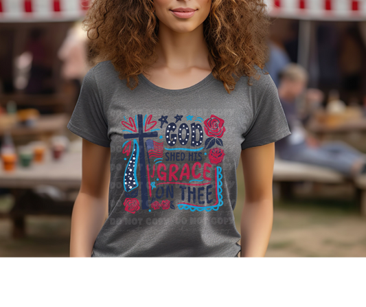 5974 - God shed his grace on thee *DTF Transfer