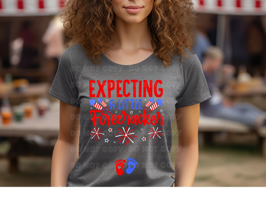 5949 - Expecting a little firecracker *DTF Transfer