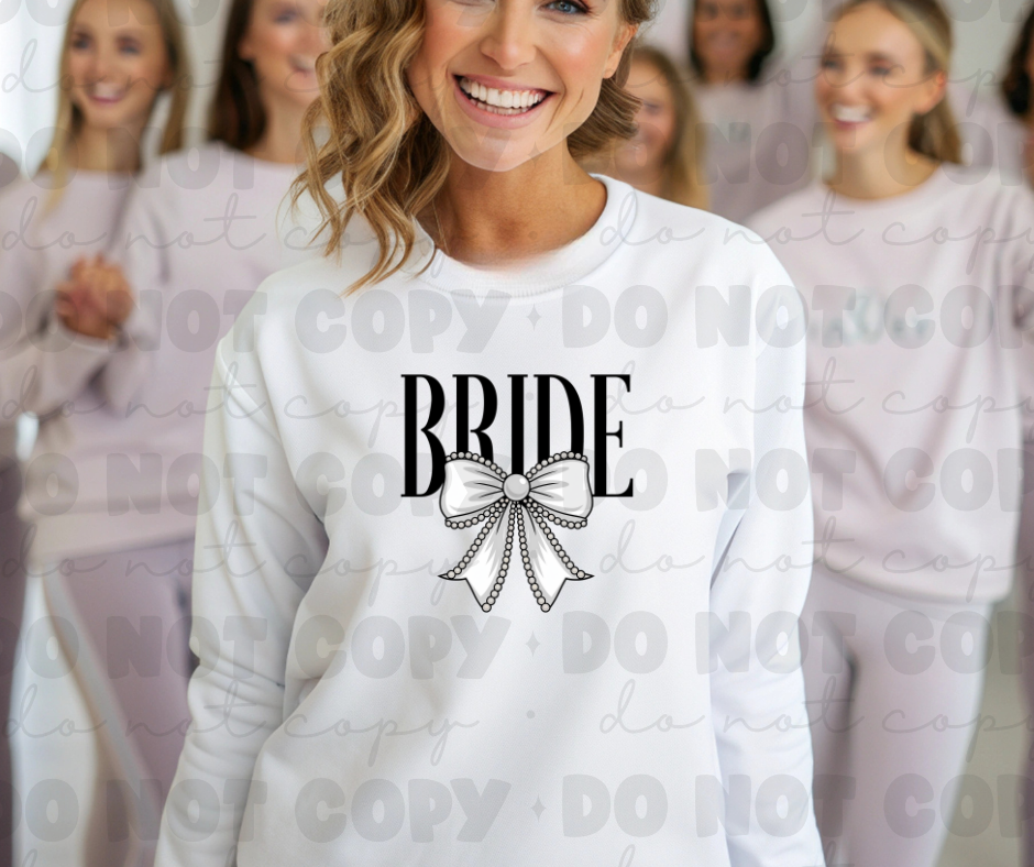 6047 - Bride with bow *DTF Transfer