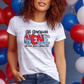 6023 - All American Nene she loves Jesus and America too *DTF Transfer