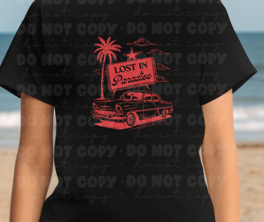 6068 - Lost in paradise *DTF Transfer