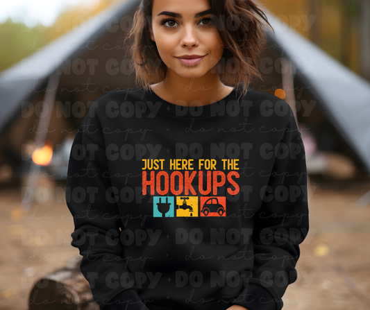 6075 - Just here for the hookups *DTF Transfer
