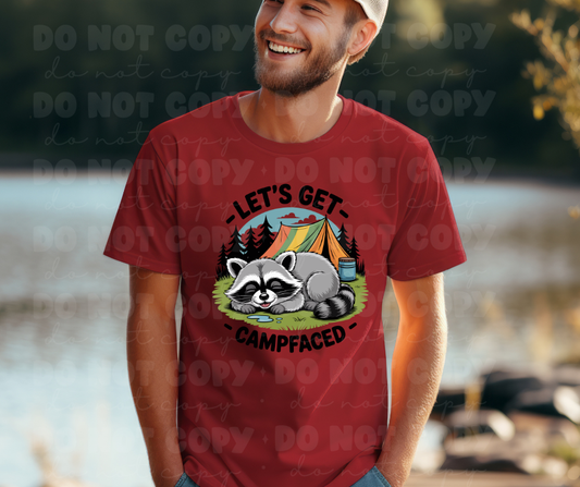 6072 - Let's get campfaced *DTF Transfer