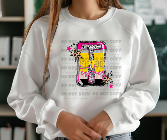 6106 - Sped Teacher leopard star polka dot * DTF Transfer
