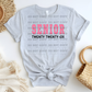 6123 - Senior twenty twenty six pink and black * DTF Transfer