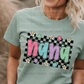 6368 - Nana checkered * DTF Transfer