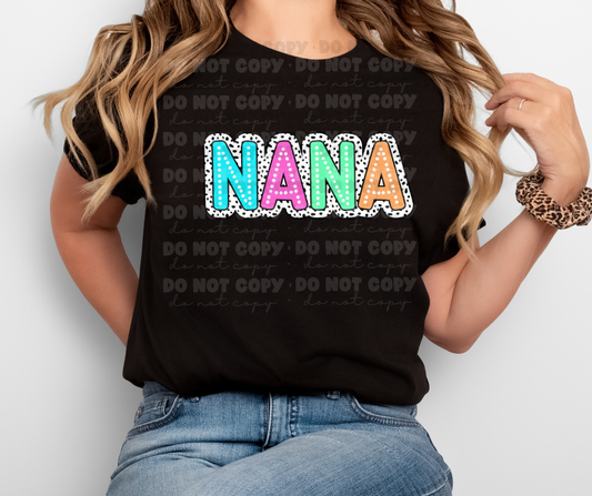 6388 - Nana Dot * DTF Transfer