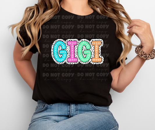 6392 - Gigi Dot * DTF Transfer