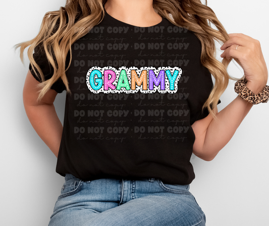 6393 - Grammy Dot * DTF Transfer