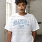 6403 - Grandma blue floral * DTF Transfer