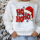 6590 - Ho ho ho faux yarn *DTF Transfer