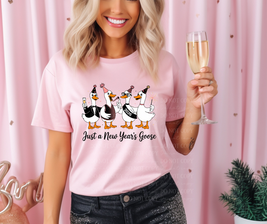 6599 - Just a new year's goose *DTF Transfer