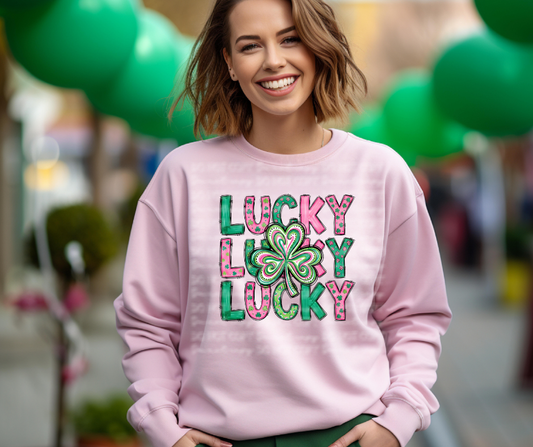 6671 - Lucky Shamrock *DTF Transfer