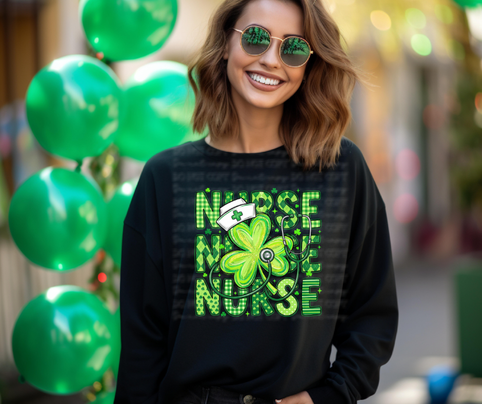 6674 - Nurse Shamrock *DTF Transfer
