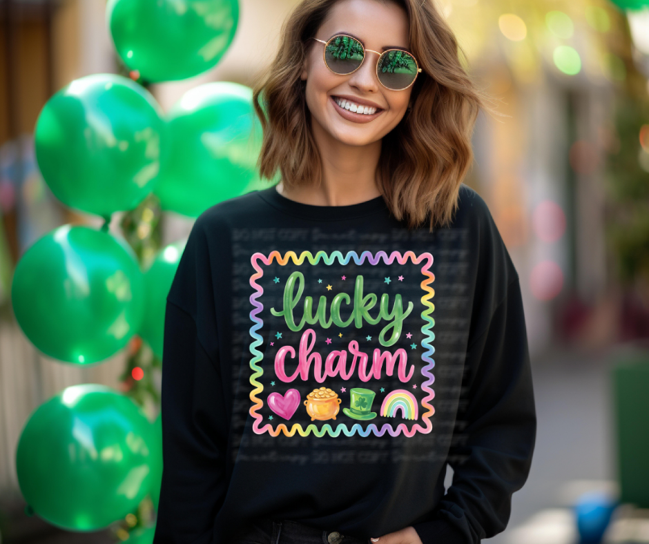 6678 - Lucky St. Patrick's Charm *DTF Transfer