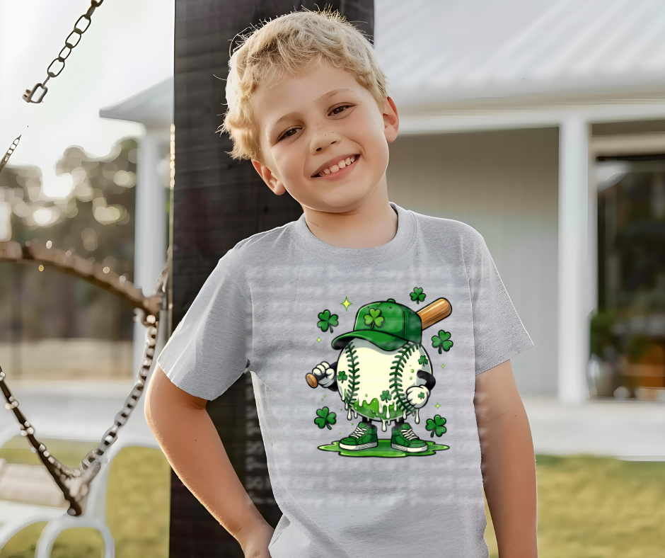 6697 - Baseball shamrock *DTF Transfer