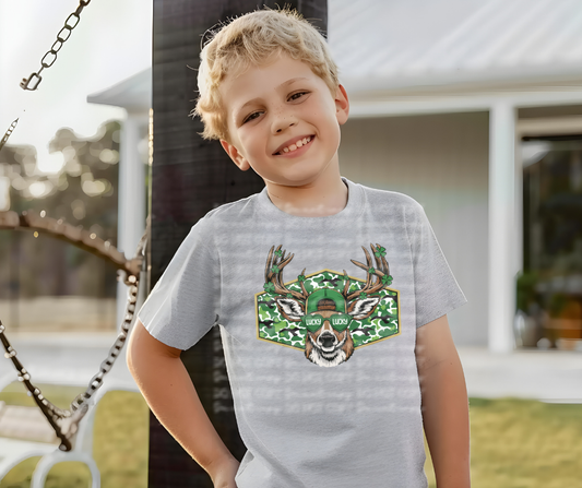 6698 - Lucky buck shamrock deer *DTF Transfer