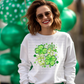 6696 - Shamrock with iced coffee *DTF Transfer