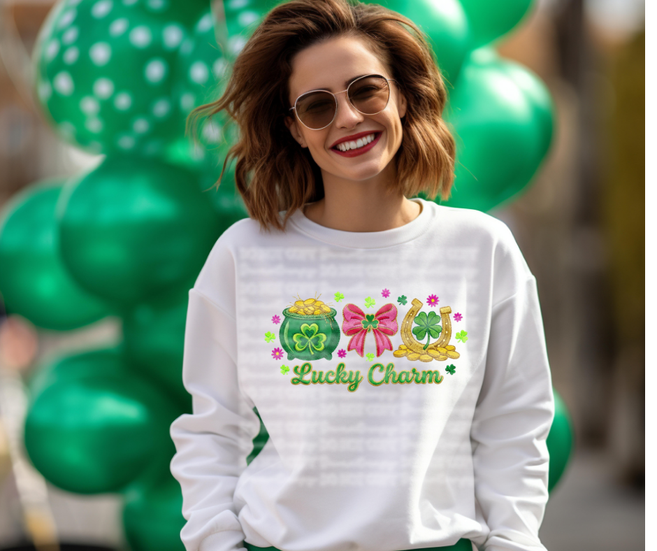 6703 - Lucky St Patricks charm *DTF Transfer