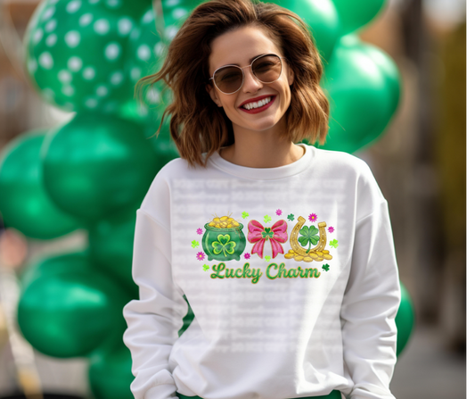 6703 - Lucky St Patricks charm *DTF Transfer