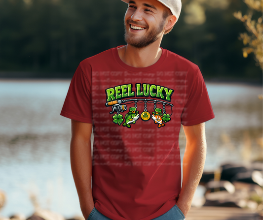 6708 - Reel lucky fish *DTF Transfer